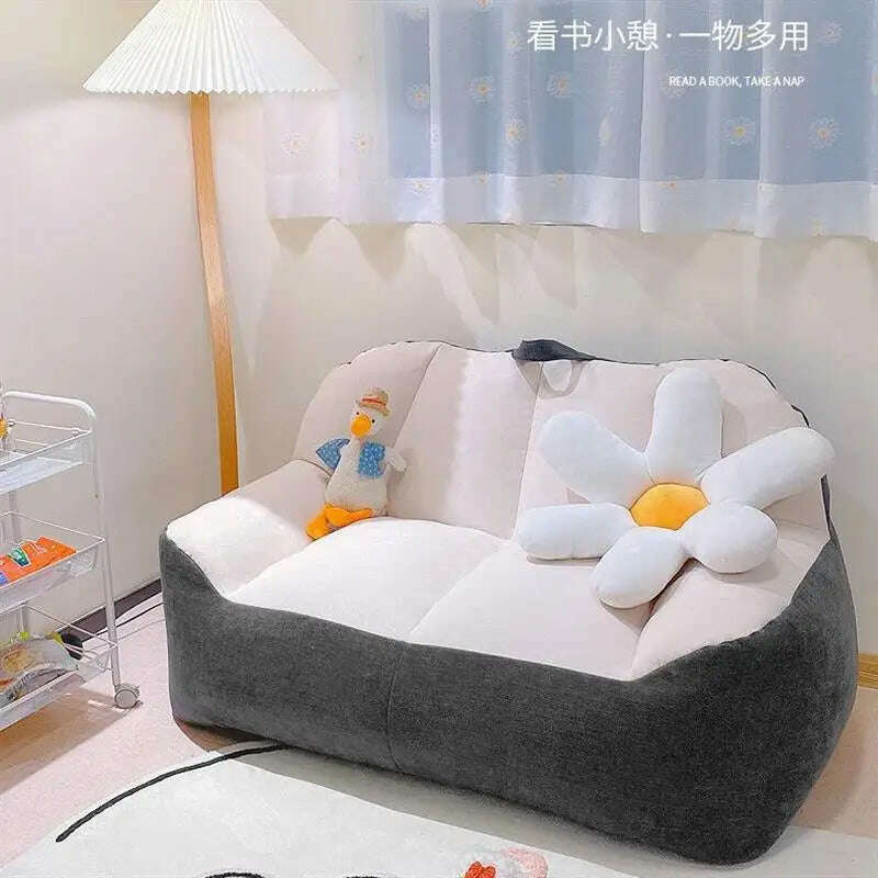 KIMLUD, Makeup Luxury Sofas Children Hallway Nordic Gaming Bedroom Small Apartment Sofa Women Individual Sala De Estar Library Furniture, KIMLUD Womens Clothes