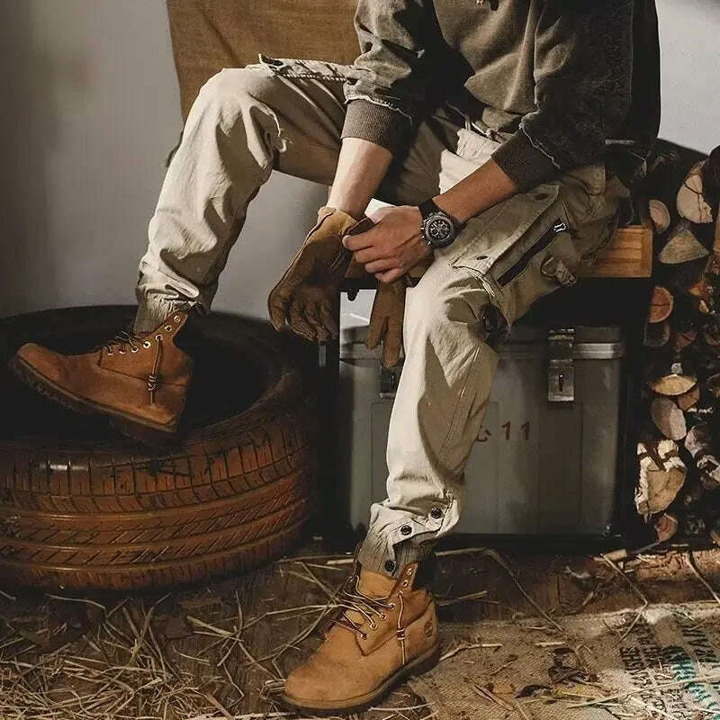 KIMLUD, Man Camo Navy Trousers Harem Y2k Tactical Military Cargo Pants for Men Techwear High Quality Outdoor Hip Hop Work Stacked Slacks, KIMLUD Womens Clothes