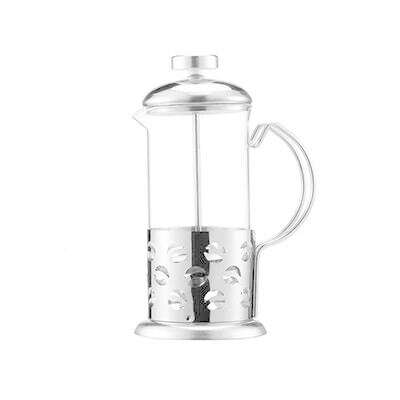Manual Coffee Espresso Maker Pot French Coffee Tea Percolator Filter Stainless Steel Glass Teapot Cafetiere Press Plunger 350ml - KIMLUD
