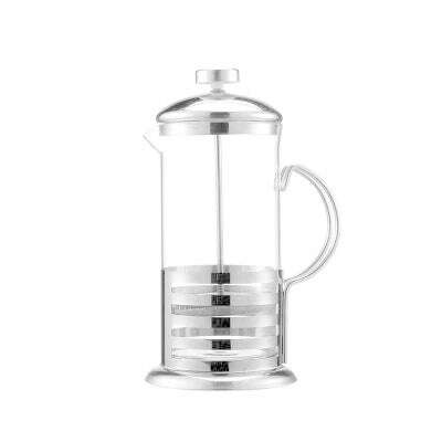 Manual Coffee Espresso Maker Pot French Coffee Tea Percolator Filter Stainless Steel Glass Teapot Cafetiere Press Plunger 350ml - KIMLUD