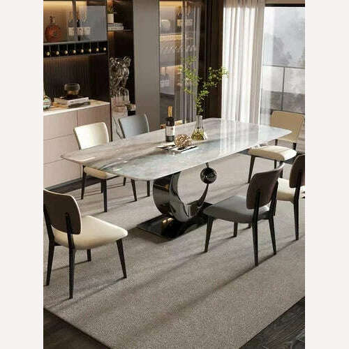 KIMLUD, Marble Kitchen Dining Table Coffee Dressing Modern Room Sets Dining Table Salon Desk Balcony Mesa Plegable Hotel Furniture, KIMLUD Womens ClothesKIMLUD, Marble Kitchen Dining Table Coffee Dressing Modern Room Sets Dining Table Salon Desk Balcony Mesa Plegable Hotel Furniture, 160X90X75cm 1, KIMLUD APPAREL - Womens Clothes