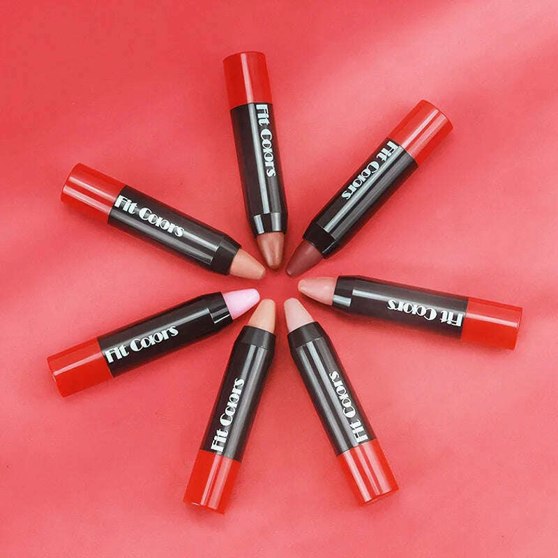 Matte Brown Lip Liner Pencil Lip Outline Contouring Lasting Waterproof Lipstick Crayon Pigments Moisturizing Lip Balm Cosmetics - KIMLUD
