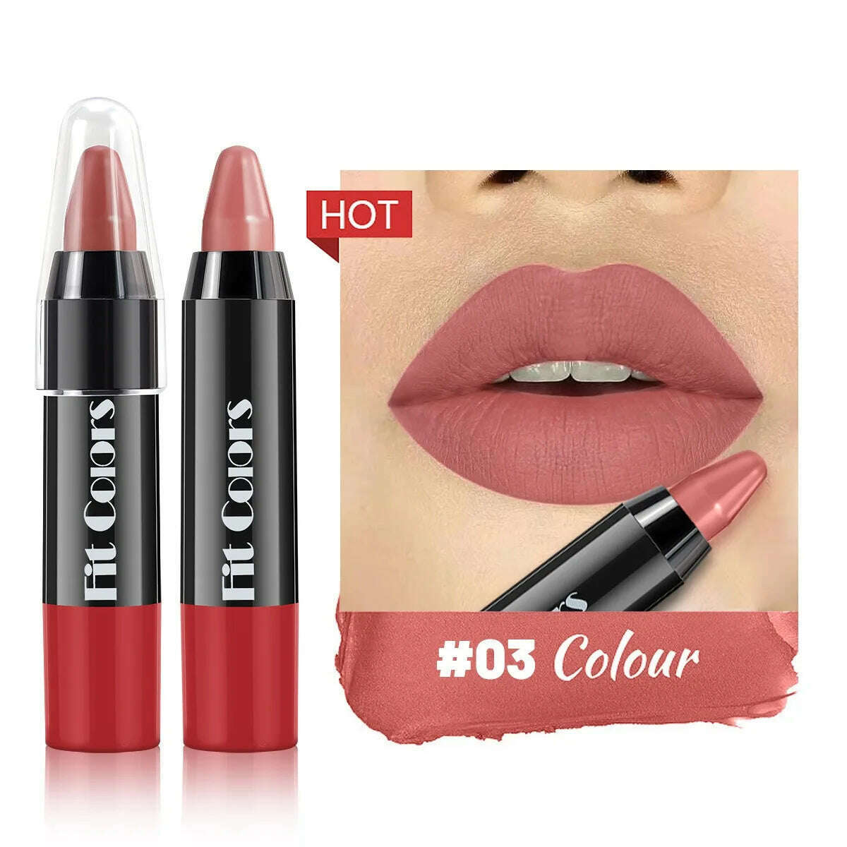 Matte Brown Lip Liner Pencil Lip Outline Contouring Lasting Waterproof Lipstick Crayon Pigments Moisturizing Lip Balm Cosmetics - KIMLUD