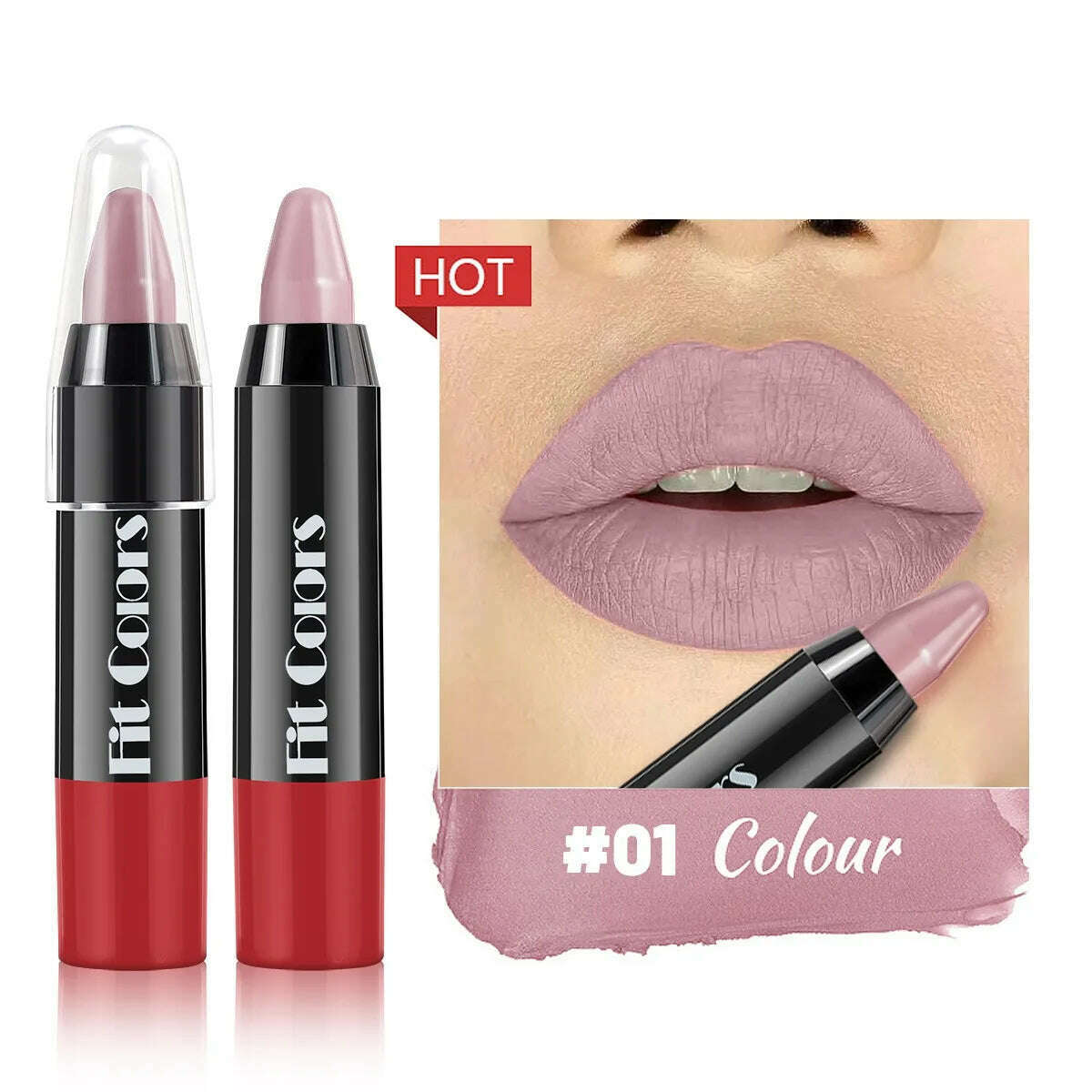 Matte Brown Lip Liner Pencil Lip Outline Contouring Lasting Waterproof Lipstick Crayon Pigments Moisturizing Lip Balm Cosmetics - KIMLUD