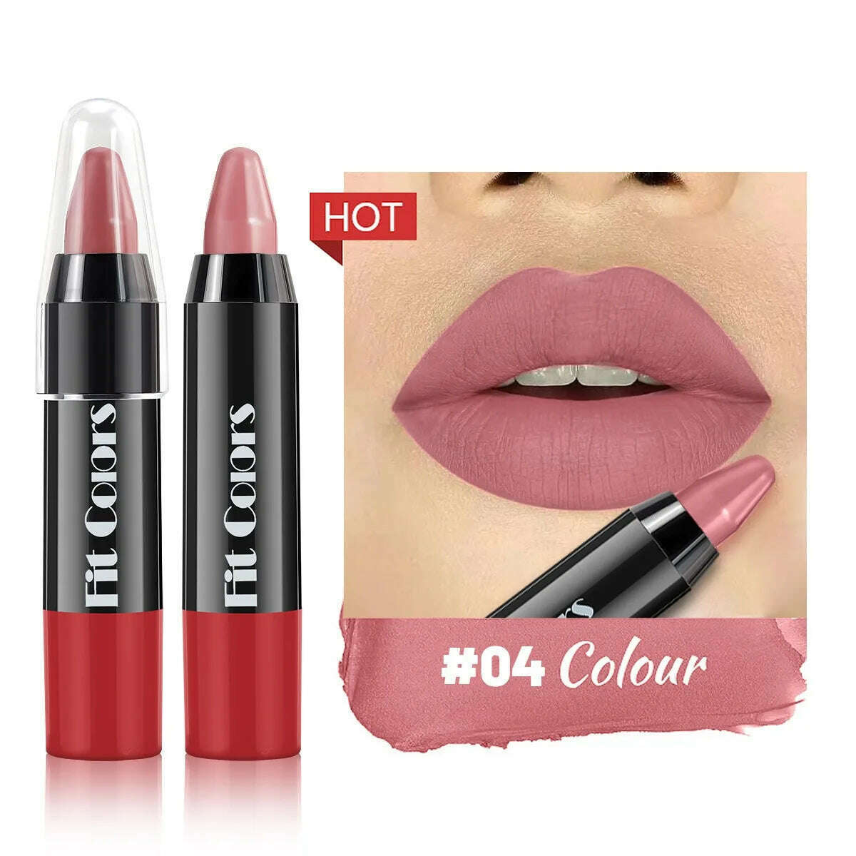 Matte Brown Lip Liner Pencil Lip Outline Contouring Lasting Waterproof Lipstick Crayon Pigments Moisturizing Lip Balm Cosmetics - KIMLUD