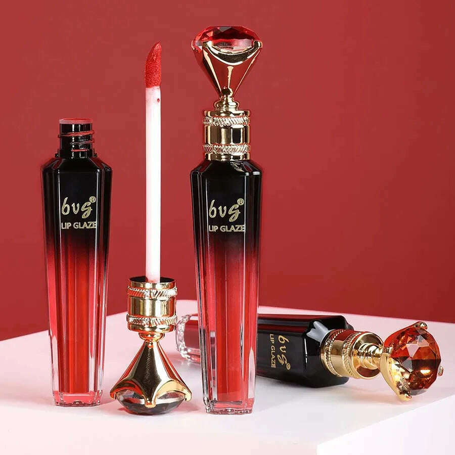 Matte Velvet Liquid Lipstick Lasting Easy Color Waterproof Moisturizing Not Easy To Stick Cup Lip Glaze - KIMLUD