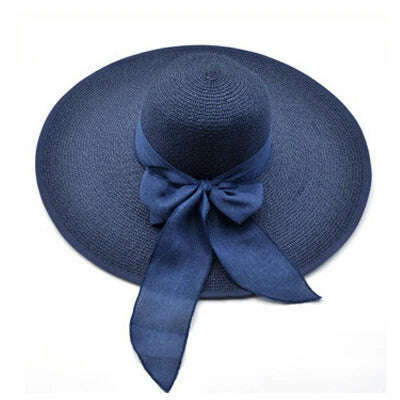 MAXSITI U Summer Straw Hats Bowknot Steamer Breathable Sun Hat Women Holiday Beach Hat Sun Protection Cap Visor Hat sombreros - KIMLUD