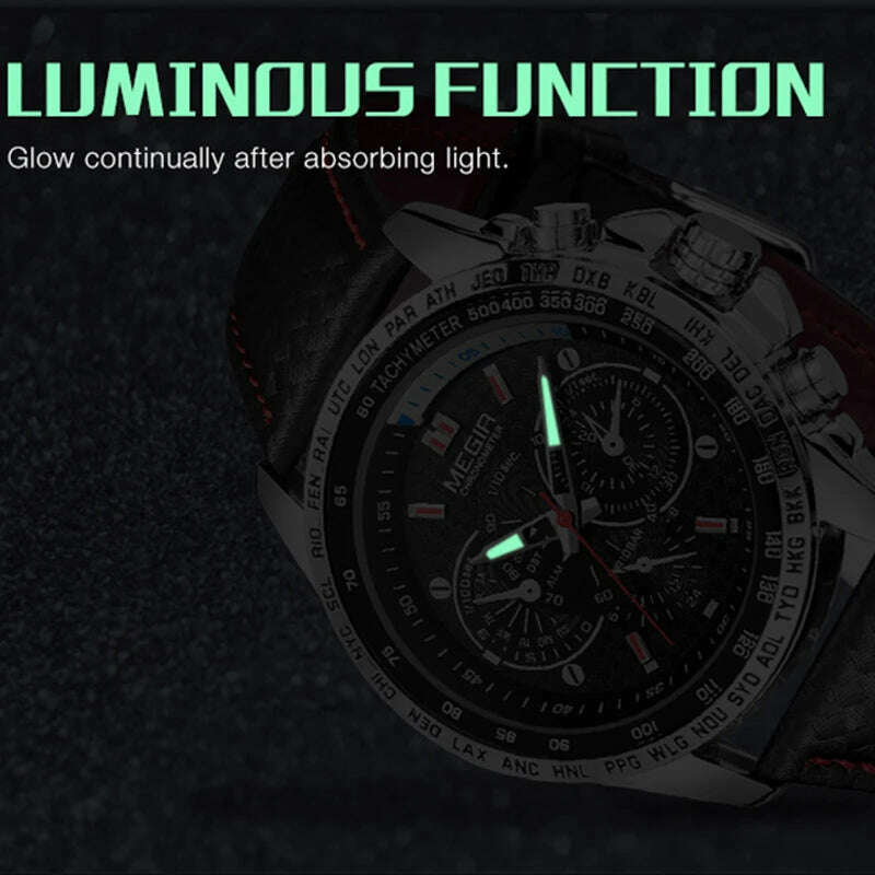 KIMLUD, MEGIR Mens Watches Top Brand Luxury Quartz Watch Men Fashion Luminous Army Waterproof Men Wrist Watch Relogio Masculino 1010G, KIMLUD Womens Clothes