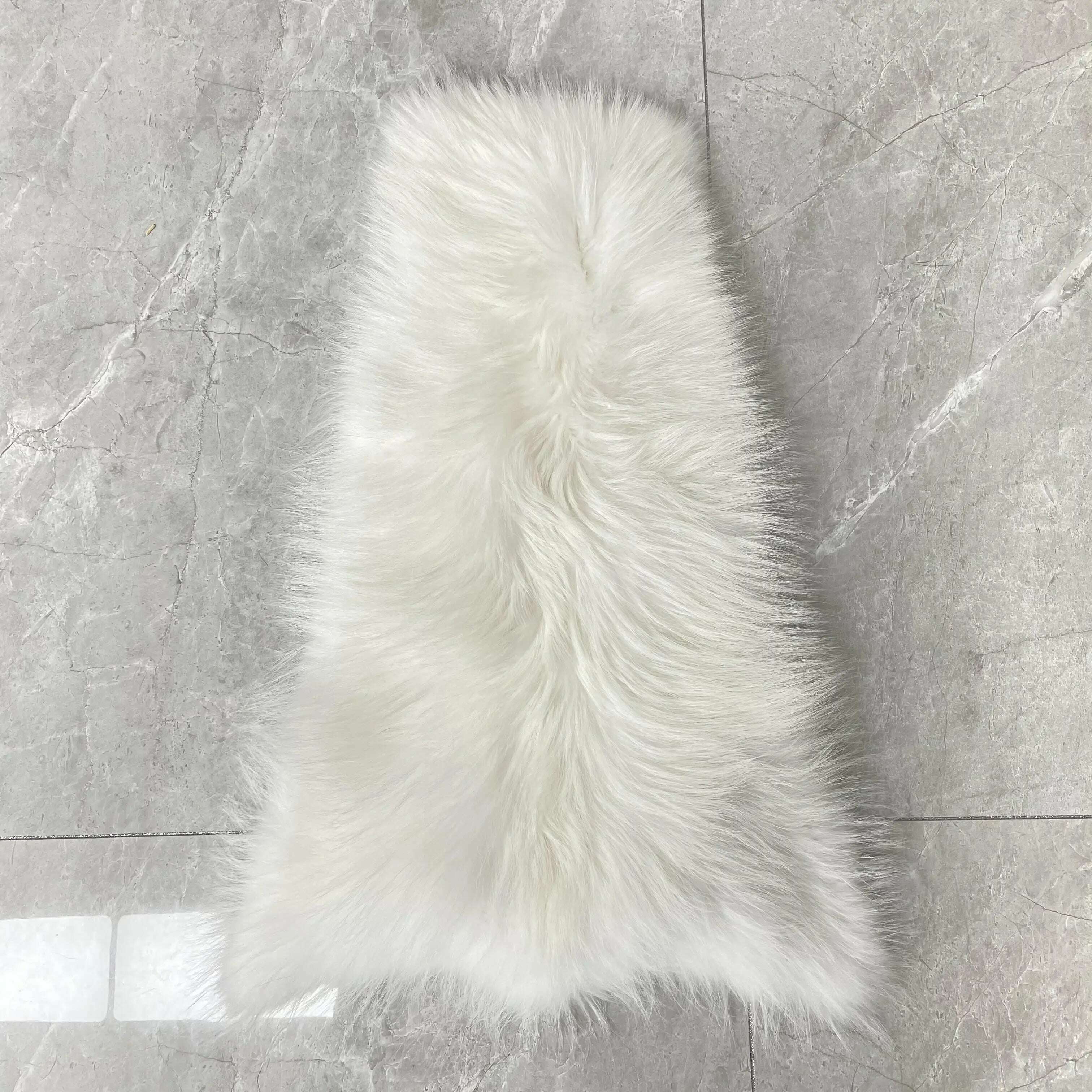 KIMLUD, Men Clothes Golden Island White Special Fox Fur Coat Full Pelt Customized Size Available, White / XS(88cm), KIMLUD Womens Clothes