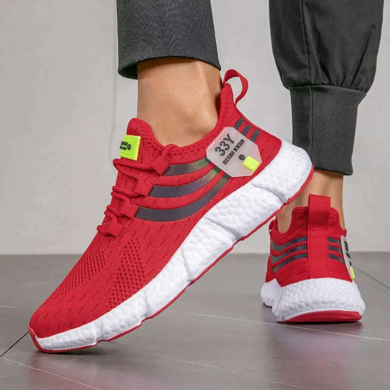 Men Shoes Sneakers Breathable Comfortable Casual Running Shoes Luxury Tenis Sneaker Male Footwear 2024 Summer Men Tennis Shoes - KIMLUD