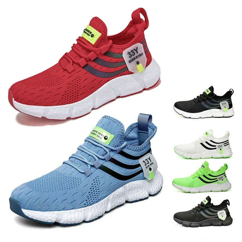 Men Shoes Sneakers Breathable Comfortable Casual Running Shoes Luxury Tenis Sneaker Male Footwear 2024 Summer Men Tennis Shoes - KIMLUD
