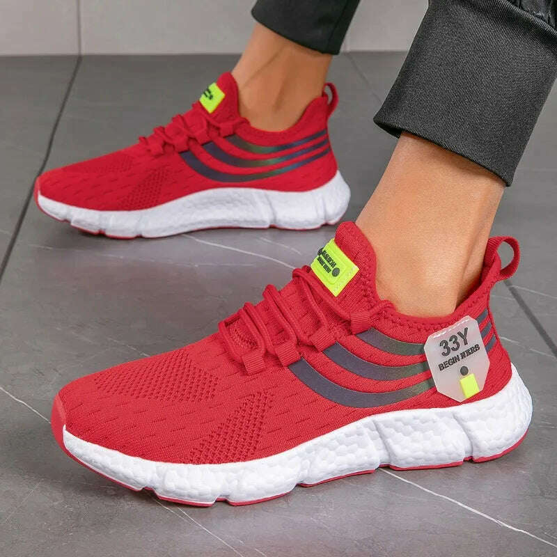 Men Shoes Sneakers Breathable Comfortable Casual Running Shoes Luxury Tenis Sneaker Male Footwear 2024 Summer Men Tennis Shoes - KIMLUD
