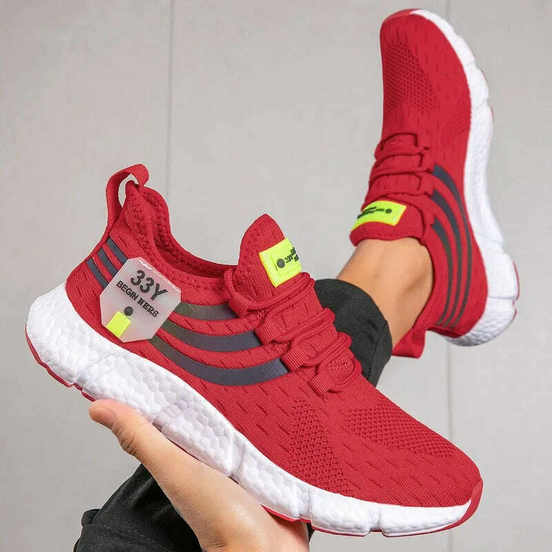 Men Shoes Sneakers Breathable Comfortable Casual Running Shoes Luxury Tenis Sneaker Male Footwear 2024 Summer Men Tennis Shoes - KIMLUD