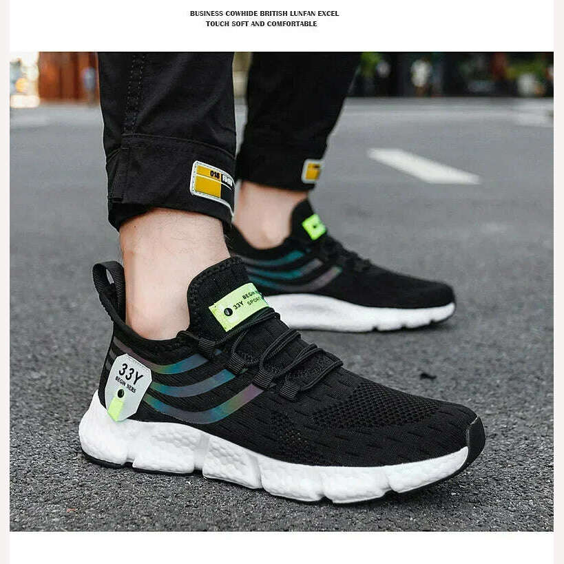 Men Shoes Sneakers Breathable Comfortable Casual Running Shoes Luxury Tenis Sneaker Male Footwear 2024 Summer Men Tennis Shoes - KIMLUD