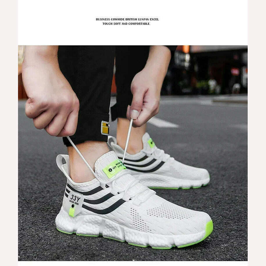 Men Shoes Sneakers Breathable Comfortable Casual Running Shoes Luxury Tenis Sneaker Male Footwear 2024 Summer Men Tennis Shoes - KIMLUD