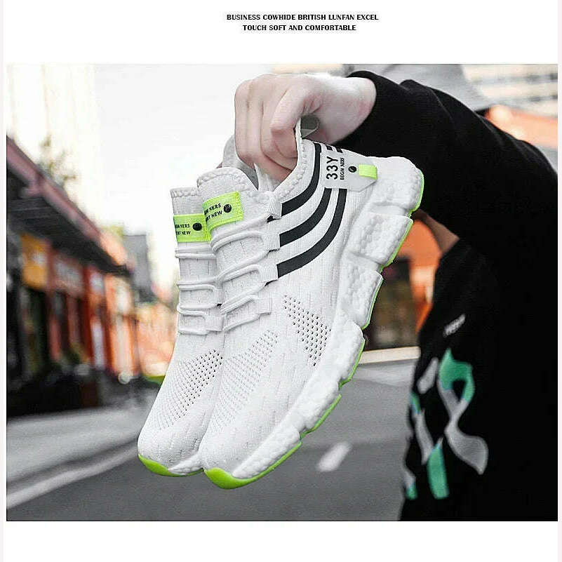 Men Shoes Sneakers Breathable Comfortable Casual Running Shoes Luxury Tenis Sneaker Male Footwear 2024 Summer Men Tennis Shoes - KIMLUD