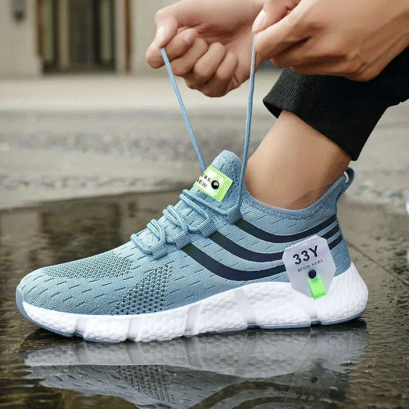 Men Shoes Sneakers Breathable Comfortable Casual Running Shoes Luxury Tenis Sneaker Male Footwear 2024 Summer Men Tennis Shoes - KIMLUD