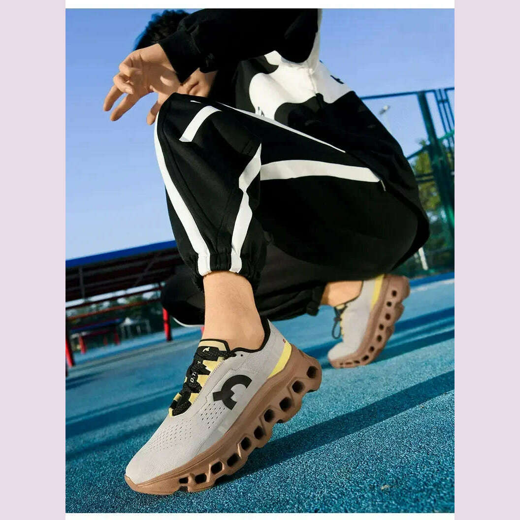 KIMLUD, Men Sports Shoes Luxury Casual Sneakers Mesh Running Shoes Summer Lightweight Platform Fashion Basketball Walking Shoes for Men, KIMLUD Womens Clothes