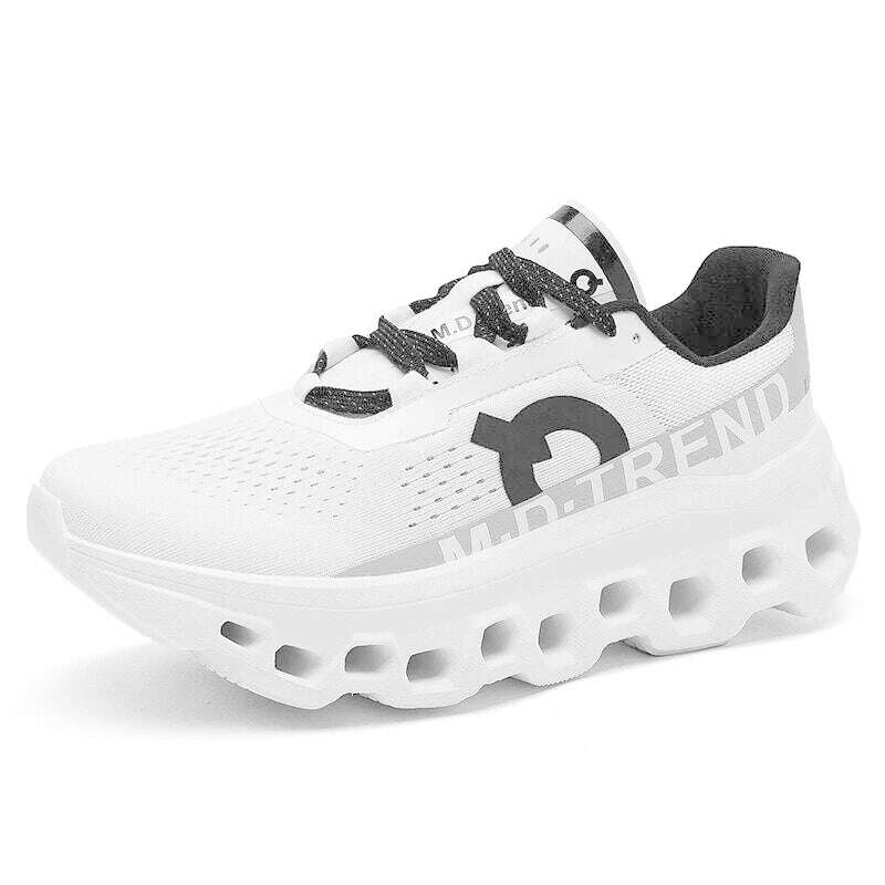 KIMLUD, Men Sports Shoes Luxury Casual Sneakers Mesh Running Shoes Summer Lightweight Platform Fashion Basketball Walking Shoes for Men, WhiteSilver / 45, KIMLUD APPAREL - Womens Clothes