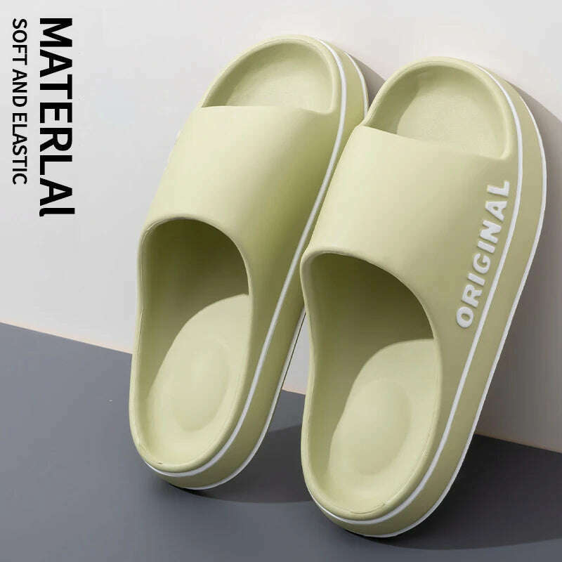 KIMLUD, Men Trend New Summer Slippers EVA Soft Bottom Cloud Slides Light Beach Shoes Male Suitable Indoor and Outdoor, KIMLUD Womens Clothes