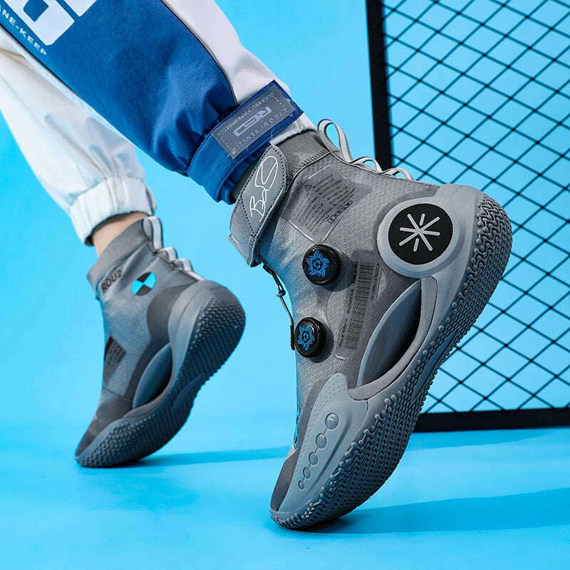 KIMLUD, Men's Basketball Shoes Breathable Cushioning Non-Slip Wearable Runing Shoes Gym Training Athletic Basketball Sneakers for Women, KIMLUD Womens Clothes