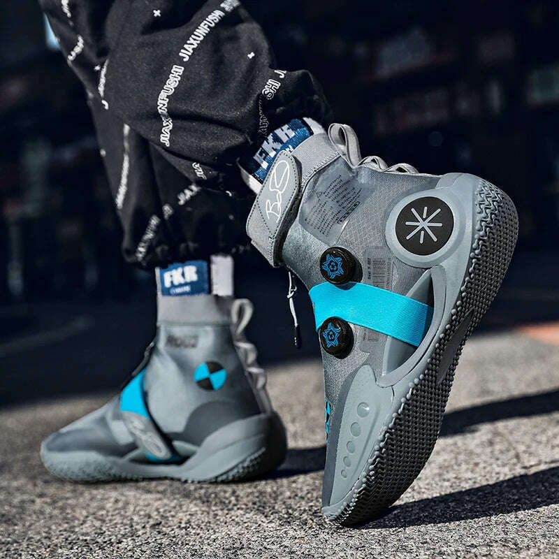 KIMLUD, Men's Basketball Shoes Breathable Cushioning Non-Slip Wearable Runing Shoes Gym Training Athletic Basketball Sneakers for Women, KIMLUD Womens Clothes