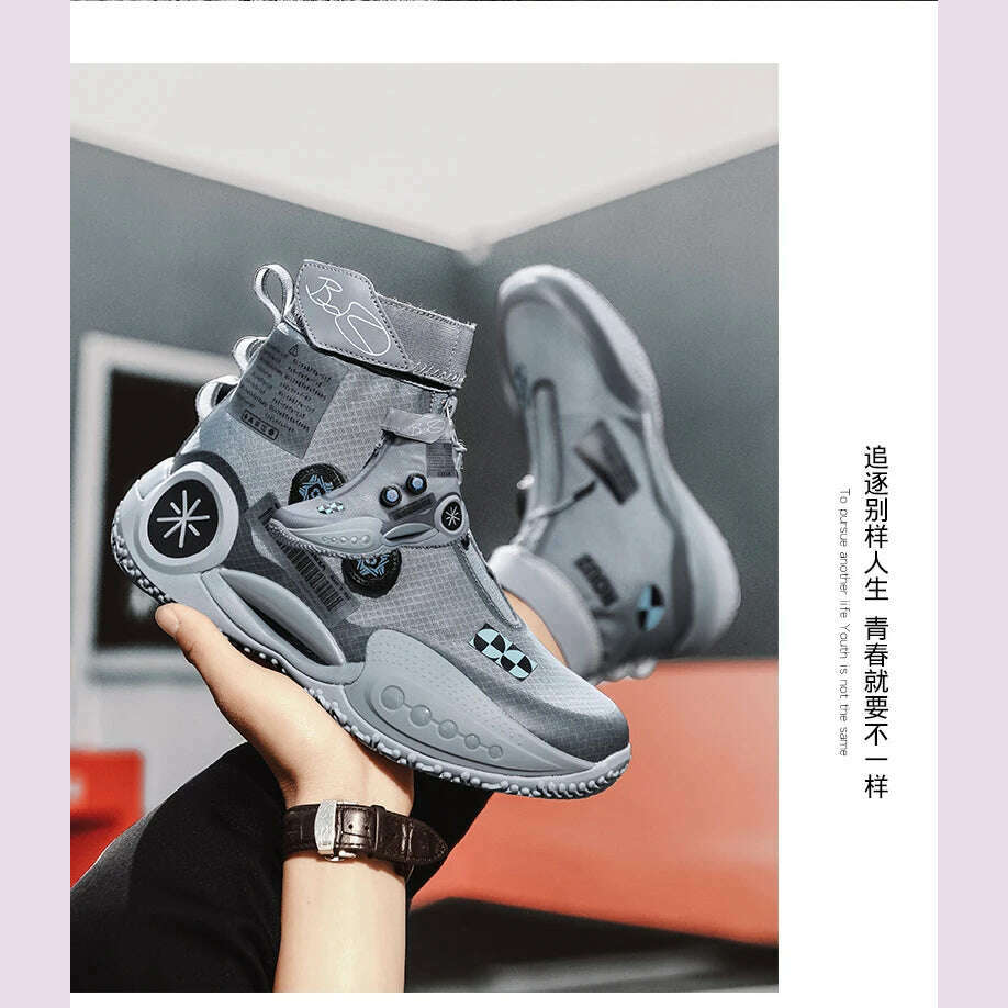 KIMLUD, Men's Basketball Shoes Breathable Cushioning Non-Slip Wearable Runing Shoes Gym Training Athletic Basketball Sneakers for Women, KIMLUD Womens Clothes