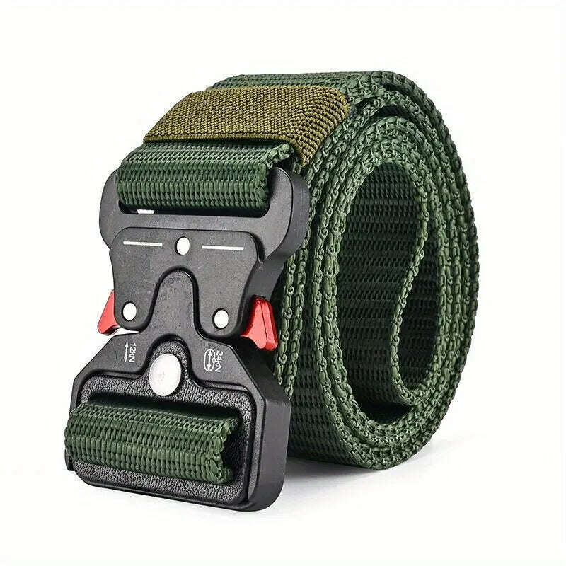 Men's Belt Outdoor Multi Function Belt High Quality Canvas For Nylon Male Luxury Belts Women's Sports Jeans Belt Neutral Belts - KIMLUD