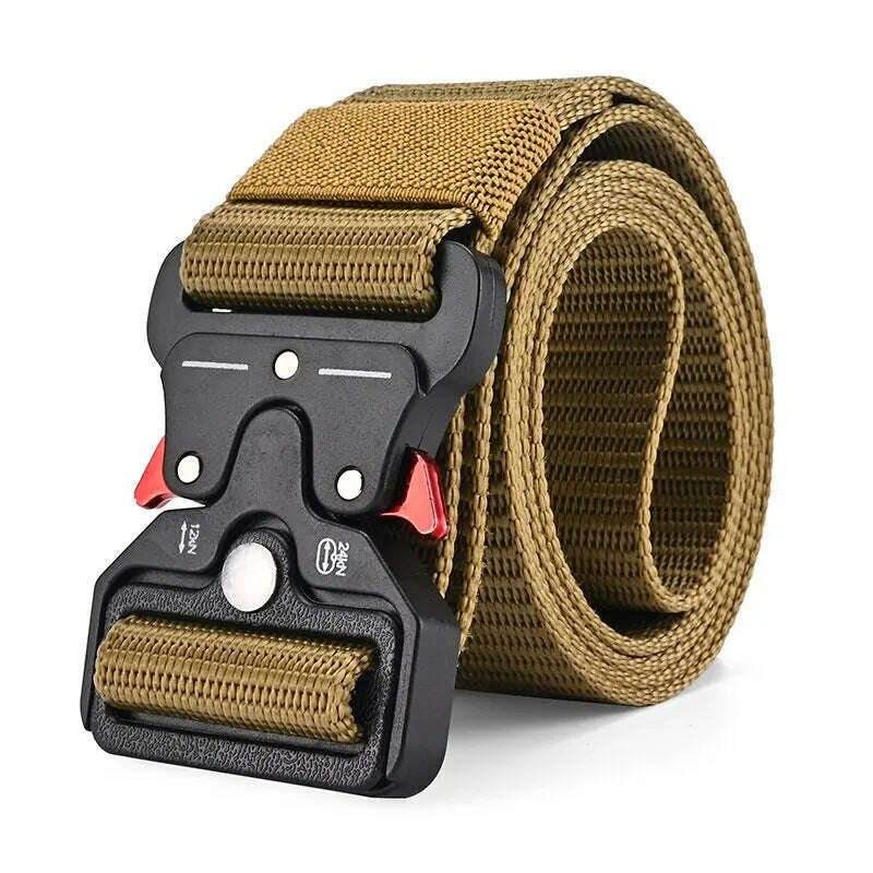Men's Belt Outdoor Multi Function Belt High Quality Canvas For Nylon Male Luxury Belts Women's Sports Jeans Belt Neutral Belts - KIMLUD