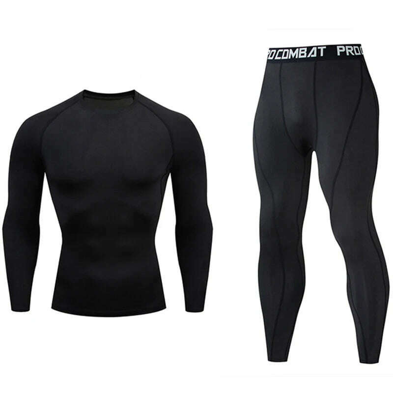 KIMLUD, Men's Gym Clothing Short Running Man Compression tights perspiration Track suit Gym Man black T shirt Sport Pants S-XXXXL, KIMLUD Womens ClothesKIMLUD, Men's Gym Clothing Short Running Man Compression tights perspiration Track suit Gym Man black T shirt Sport Pants S-XXXXL, black / S, KIMLUD APPAREL - Womens Clothes