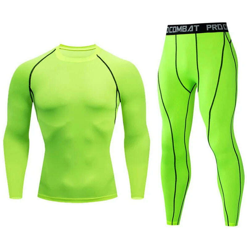 KIMLUD, Men's Gym Clothing Short Running Man Compression tights perspiration Track suit Gym Man black T shirt Sport Pants S-XXXXL, KIMLUD Womens Clothes