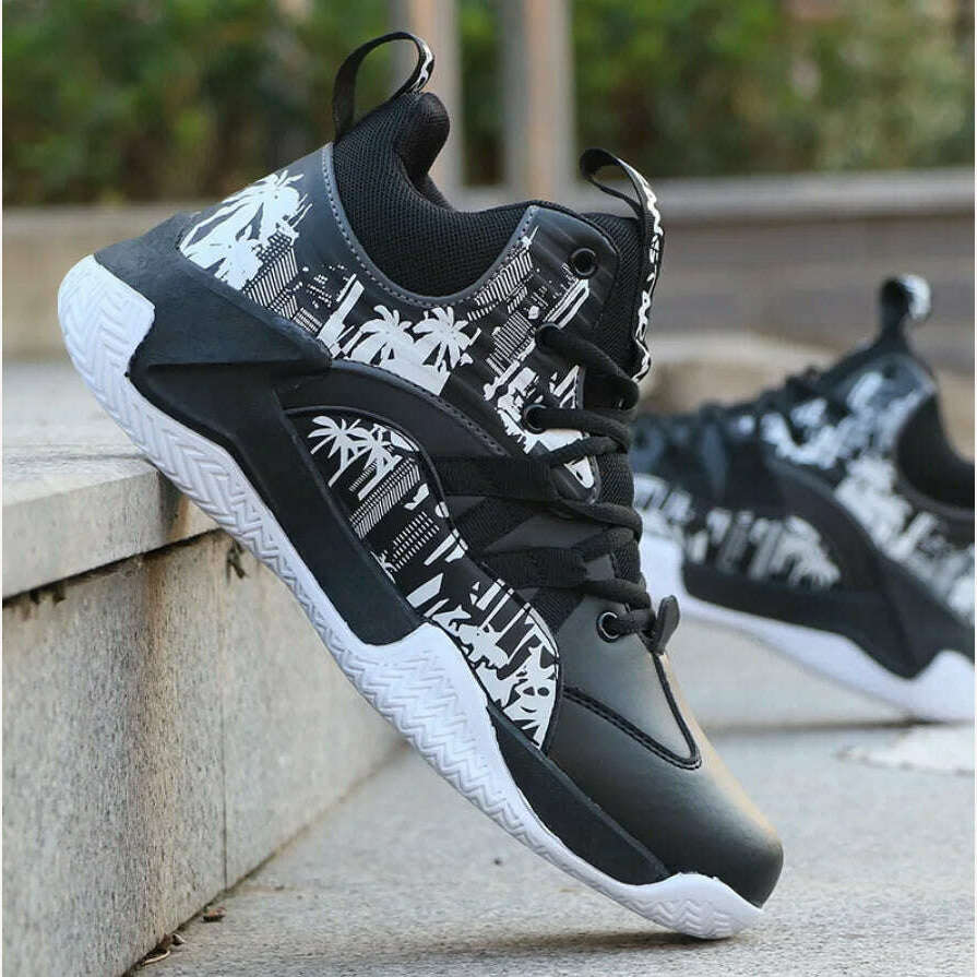 KIMLUD, Men's Running Shoes 2023 Basketball Male Sneakers Couple Mixed Color Breathable Sports Shoes Fitness Trainers Basket Homme, Black 00 / 38, KIMLUD APPAREL - Womens Clothes