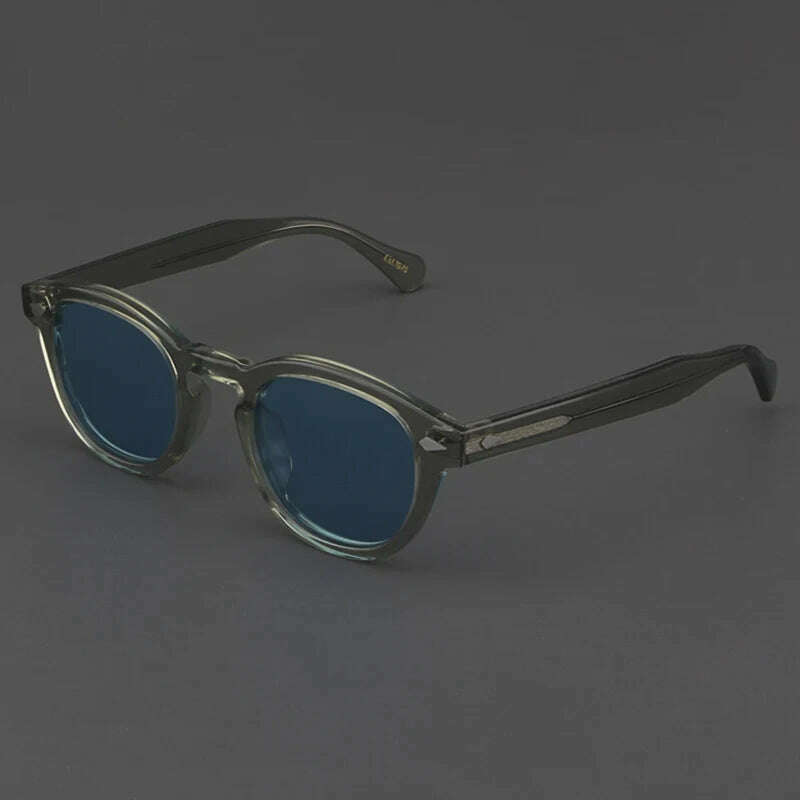 Men's Sunglasses Lemtosh Woman Johnny Depp Polarized Sun Glasses Acetate Frame Luxury Brand Vintage Driver's Shade - KIMLUD