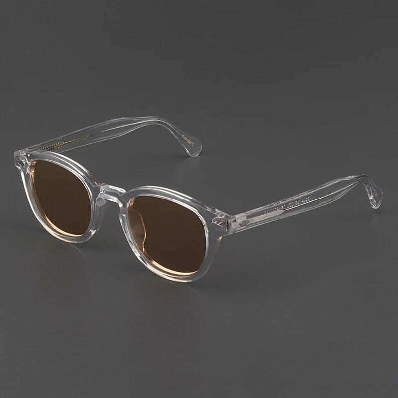 Men's Sunglasses Lemtosh Woman Johnny Depp Polarized Sun Glasses Acetate Frame Luxury Brand Vintage Driver's Shade - KIMLUD