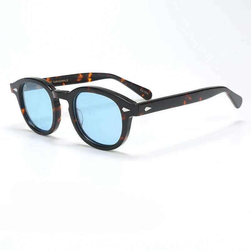Men's Sunglasses Lemtosh Woman Johnny Depp Polarized Sun Glasses Acetate Frame Luxury Brand Vintage Driver's Shade - KIMLUD