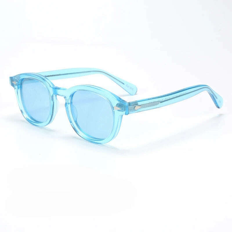 Men's Sunglasses Lemtosh Woman Johnny Depp Polarized Sun Glasses Acetate Frame Luxury Brand Vintage Driver's Shade - KIMLUD