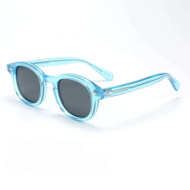 Men's Sunglasses Lemtosh Woman Johnny Depp Polarized Sun Glasses Acetate Frame Luxury Brand Vintage Driver's Shade - KIMLUD