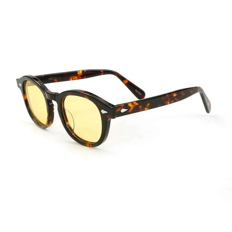 Men's Sunglasses Lemtosh Woman Johnny Depp Polarized Sun Glasses Acetate Frame Luxury Brand Vintage Driver's Shade - KIMLUD