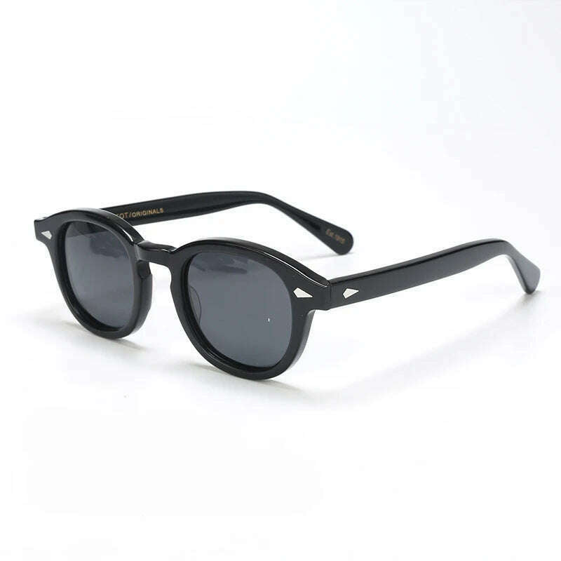 Men's Sunglasses Lemtosh Woman Johnny Depp Polarized Sun Glasses Acetate Frame Luxury Brand Vintage Driver's Shade - KIMLUD