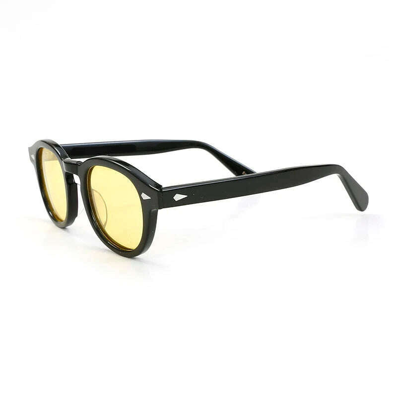 Men's Sunglasses Lemtosh Woman Johnny Depp Polarized Sun Glasses Acetate Frame Luxury Brand Vintage Driver's Shade - KIMLUD