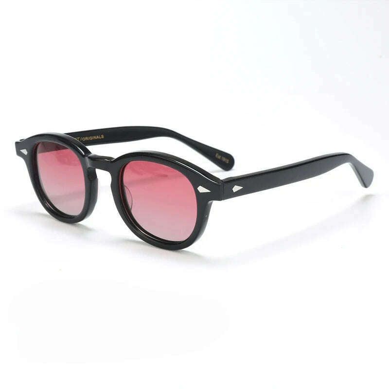 Men's Sunglasses Lemtosh Woman Johnny Depp Polarized Sun Glasses Acetate Frame Luxury Brand Vintage Driver's Shade - KIMLUD