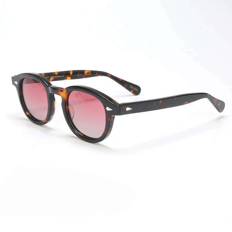 Men's Sunglasses Lemtosh Woman Johnny Depp Polarized Sun Glasses Acetate Frame Luxury Brand Vintage Driver's Shade - KIMLUD