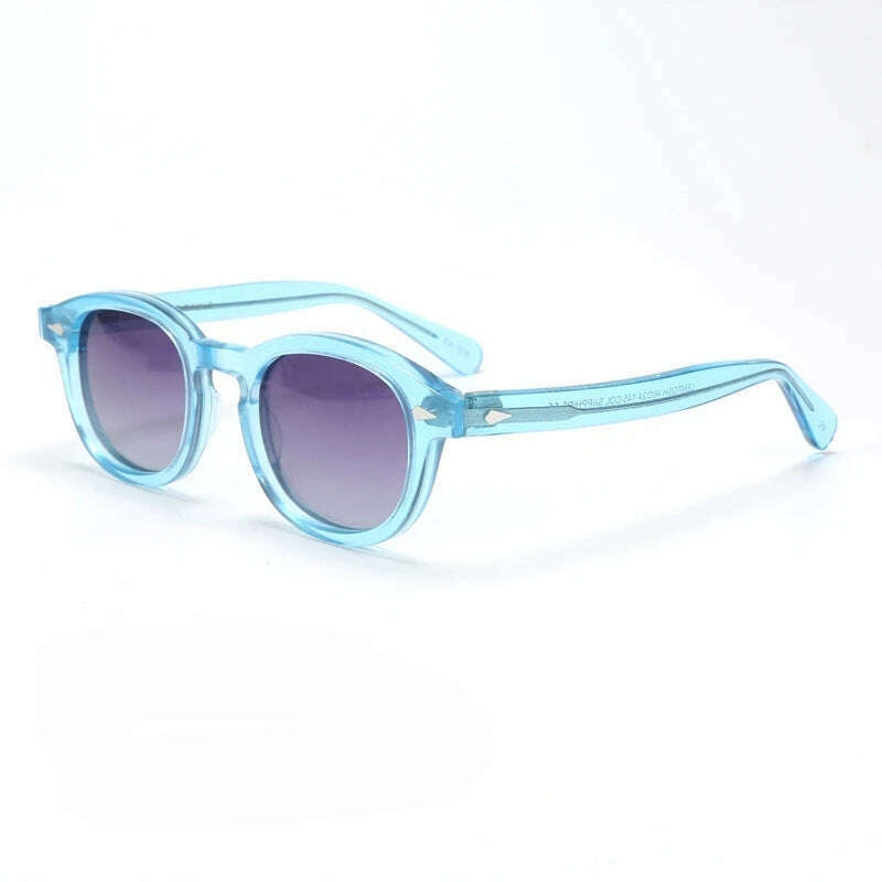 Men's Sunglasses Lemtosh Woman Johnny Depp Polarized Sun Glasses Acetate Frame Luxury Brand Vintage Driver's Shade - KIMLUD