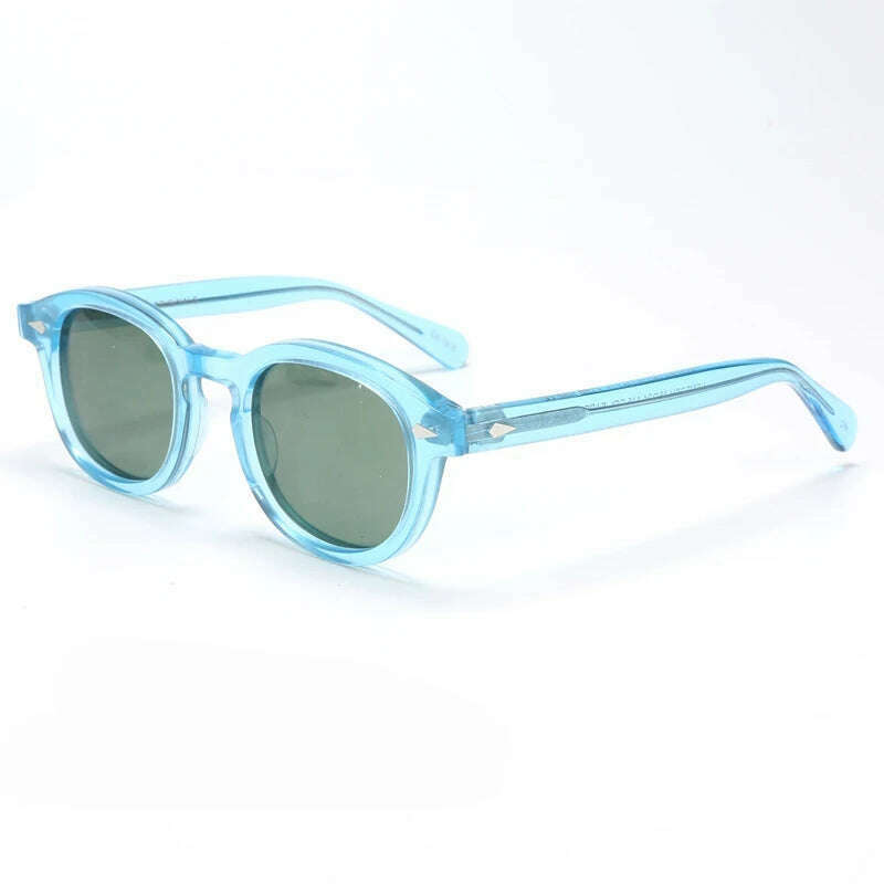 Men's Sunglasses Lemtosh Woman Johnny Depp Polarized Sun Glasses Acetate Frame Luxury Brand Vintage Driver's Shade - KIMLUD