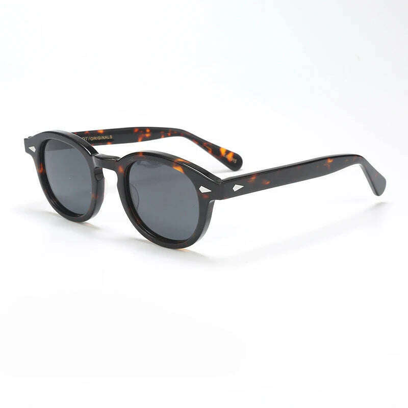 Men's Sunglasses Lemtosh Woman Johnny Depp Polarized Sun Glasses Acetate Frame Luxury Brand Vintage Driver's Shade - KIMLUD