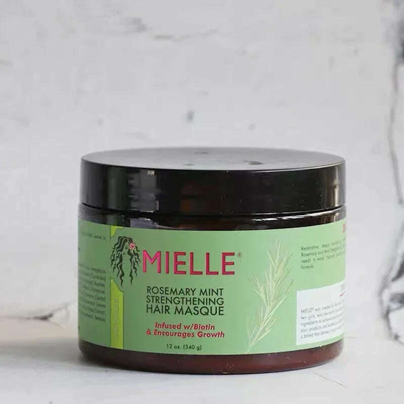 KIMLUD, Mielle Original Hair Growth Essential Oil Rosemary Mint Hair Strengthening Nourishing Treatment for Split Ends and Dry Hair Mask, 340G, KIMLUD APPAREL - Womens Clothes