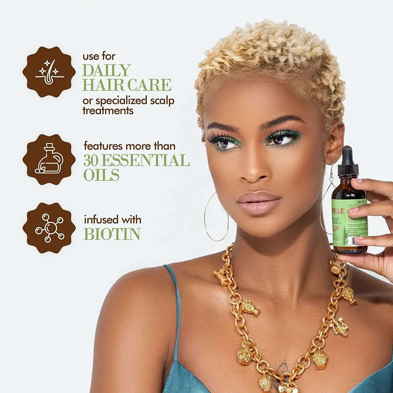 KIMLUD, Mielle Original Rosemary Mint Scalp Hair Strengthening Oil Biotin Essential Oils Nourishing Treatment Split Ends Dry All Types, KIMLUD Womens Clothes
