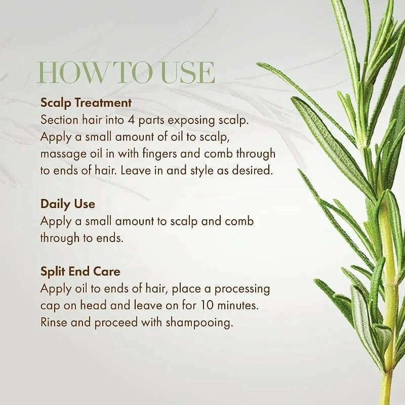 KIMLUD, Mielle Original Rosemary Mint Scalp Hair Strengthening Oil Biotin Essential Oils Nourishing Treatment Split Ends Dry All Types, KIMLUD Womens Clothes
