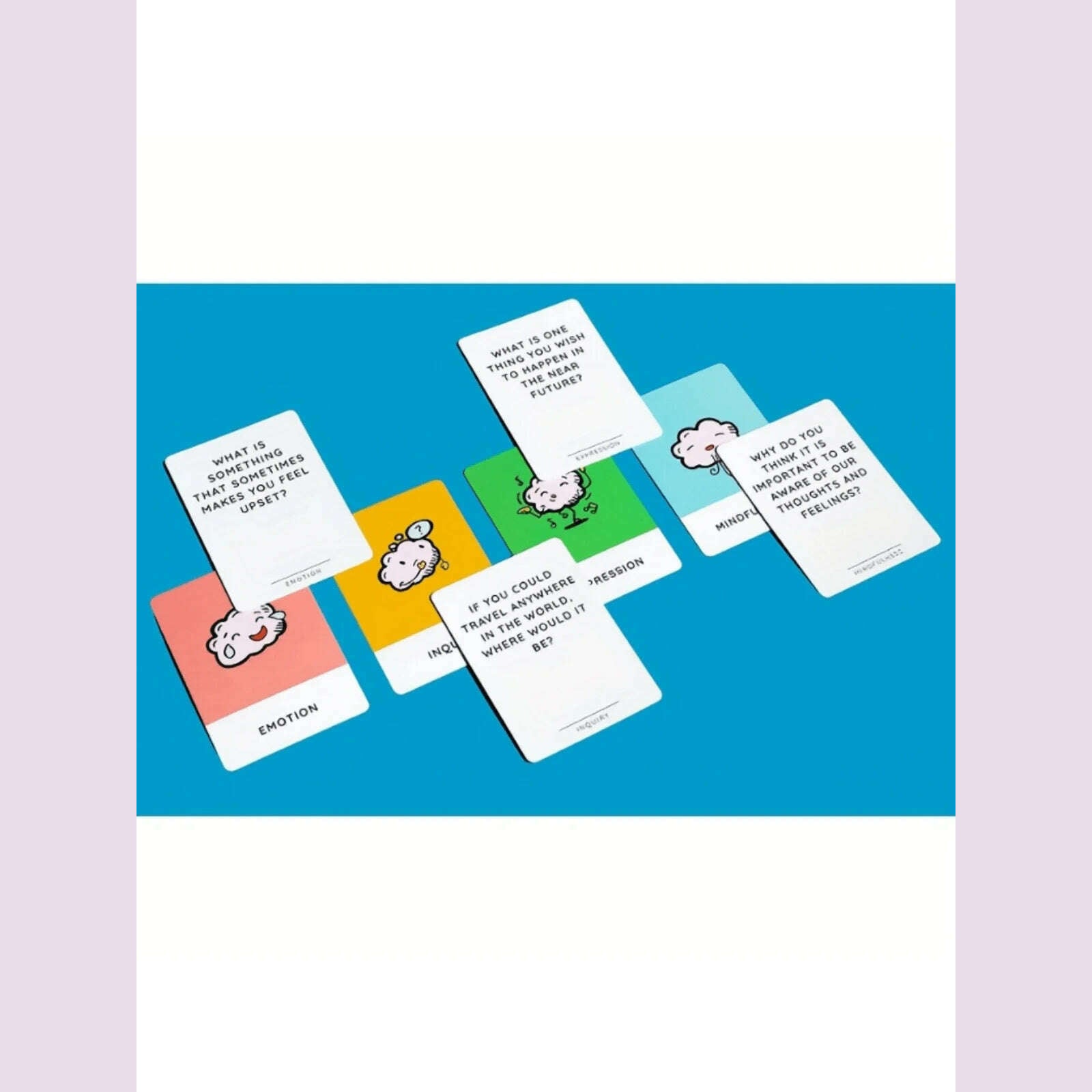 KIMLUD, Mindfulness Game Mindful Conversation Cards For Kids And Parents, For Authentic And Meaningful Conversations Christmas Day, KIMLUD Womens Clothes