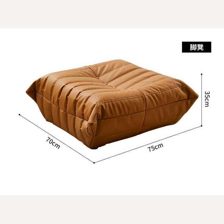 KIMLUD, Minimalist Sofa Nordic Single Luxury Sofa Recliner Balcony Caterpillar Sofa Simple Leisure Sofa Living Room Furniture Muebles, Foot pedal / One Seat, KIMLUD APPAREL - Womens Clothes